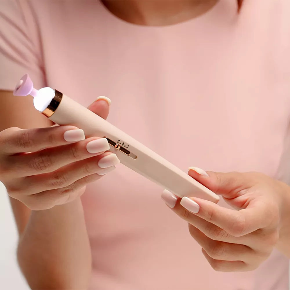 ریچارج ایبل بے عیب سیلون نیل فنشنگ ٹچ الیکٹرک نیل ڈرل بٹس فائل ٹول سیٹ