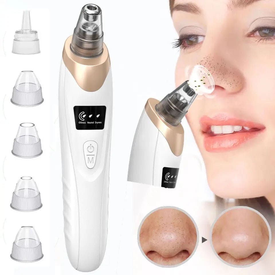 Black Head Remover Machine 5 In 1 (Rechargeable)