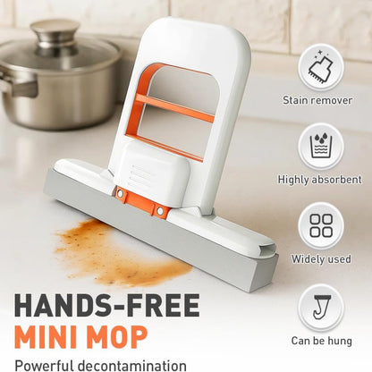 3-in-1 Kitchen Cleaning Set – Hands-Free Mini Mop, Faucet Filter Sprayer & Sink Splash Guard