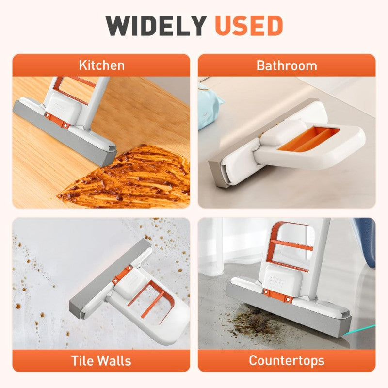 3-in-1 Kitchen Cleaning Set – Hands-Free Mini Mop, Faucet Filter Sprayer & Sink Splash Guard