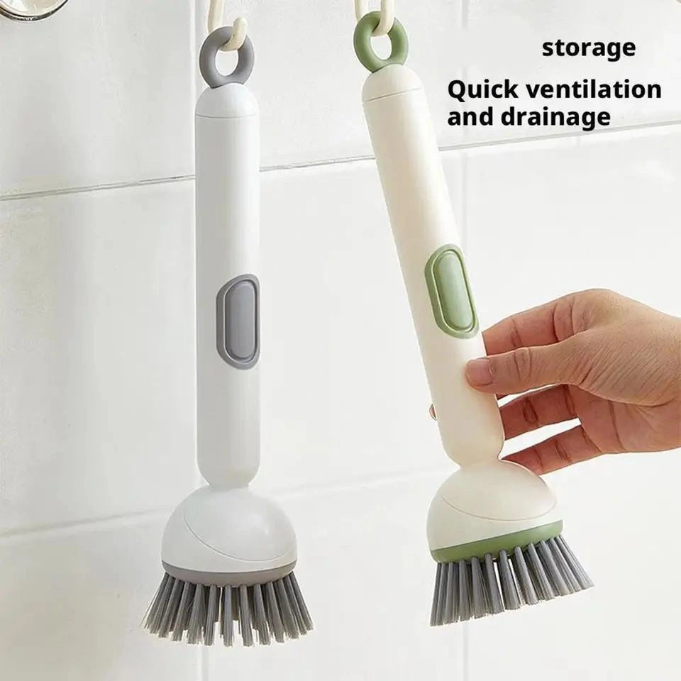 360° Rotating Kitchen Dish Cleaning Brush – Soap Dispenser  with FREE Mini Water Shower