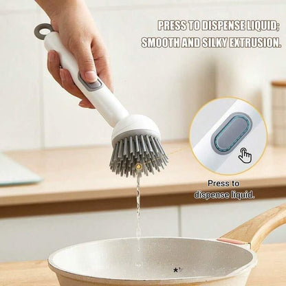 360° Rotating Kitchen Dish Cleaning Brush – Soap Dispenser  with FREE Mini Water Shower