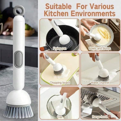 360° Rotating Kitchen Dish Cleaning Brush – Soap Dispenser  with FREE Mini Water Shower