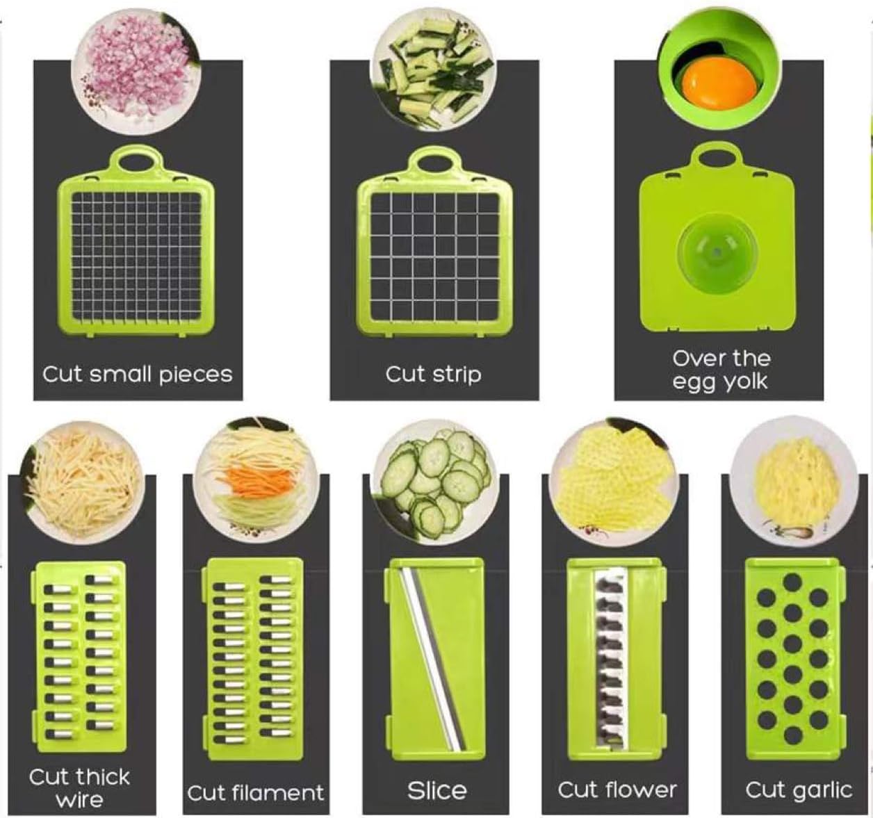 16-in-1 Vegetable Chopper & Veggie Slicer