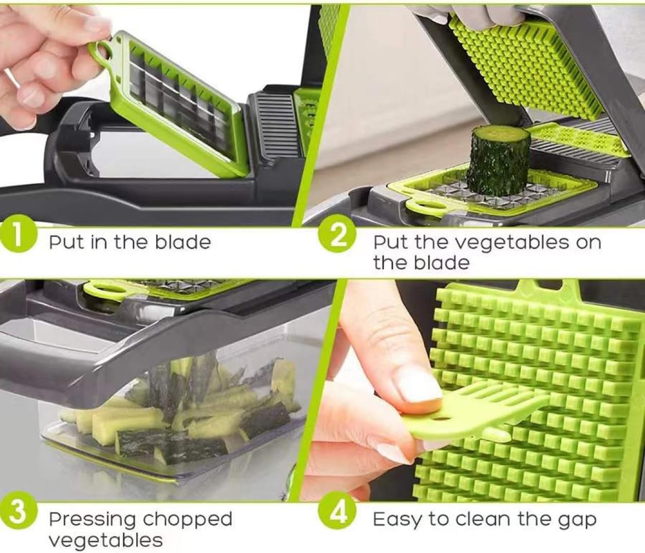16-in-1 Vegetable Chopper & Veggie Slicer