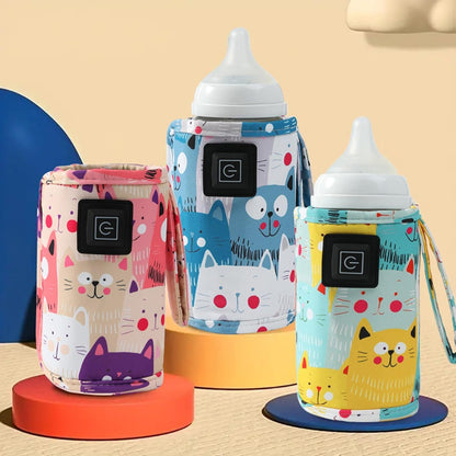(Free Home Delivery) Portable USB Baby Bottle Warmer