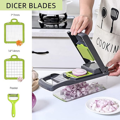16-in-1 Vegetable Chopper & Veggie Slicer