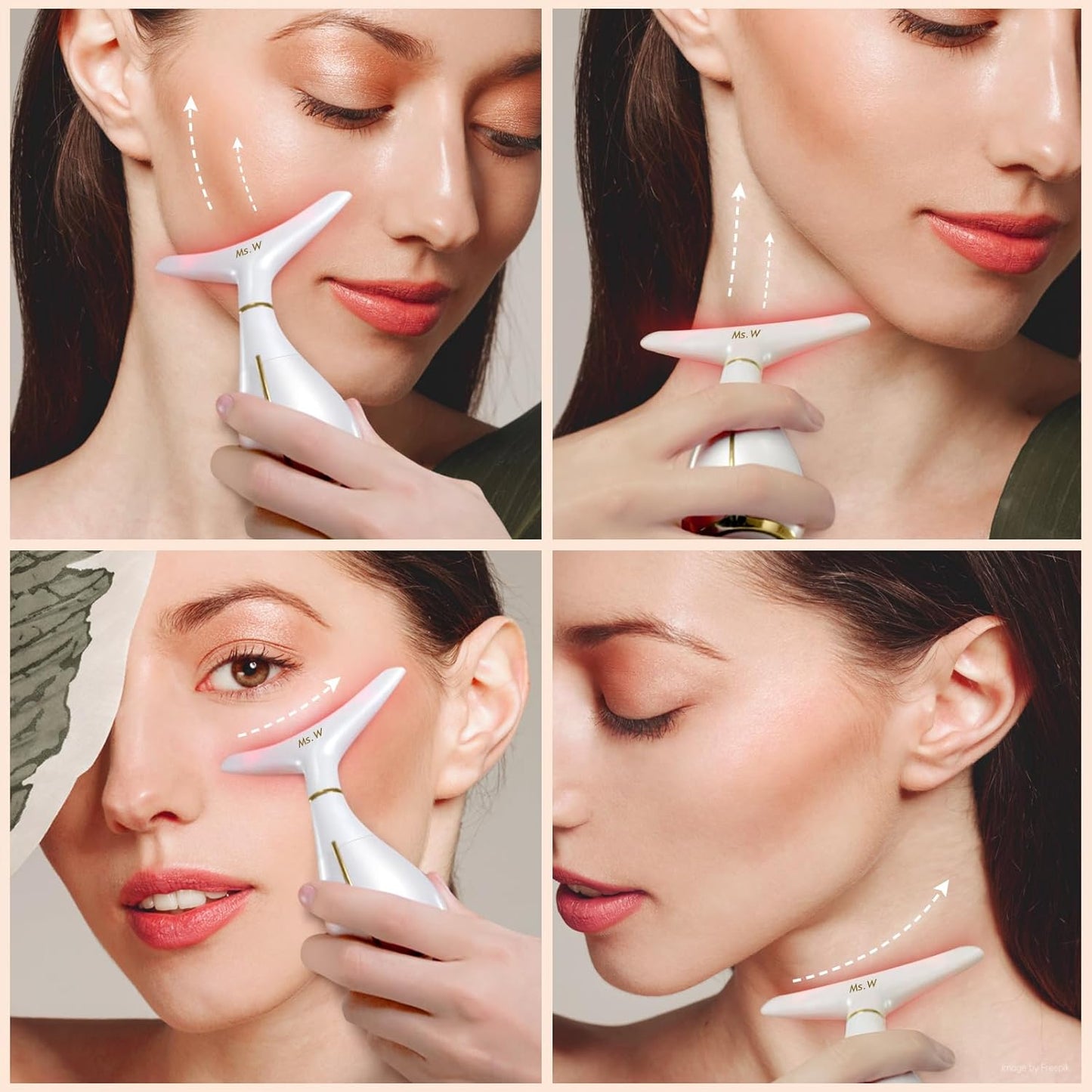 (Free Home Delivery with Allow to open parcel) Face Massager Beauty Machine, Double Chin Therapy Facial Lifting Massager