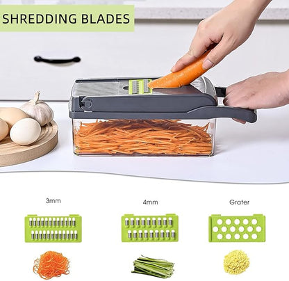 16-in-1 Vegetable Chopper & Veggie Slicer