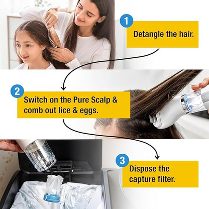 Chemical-Free Lice Removal Comb (Free Home Delivery with Allow to open)
