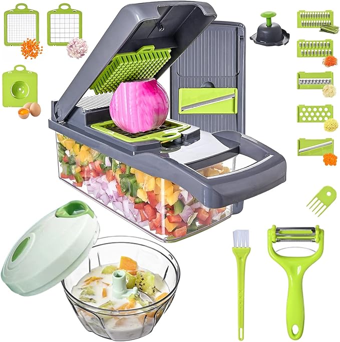 16-in-1 Vegetable Chopper & Veggie Slicer