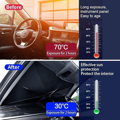 Car Windshield Sun Shade Umbrella (Allow to Open Parcel)