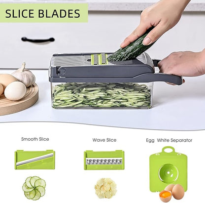 16-in-1 Vegetable Chopper & Veggie Slicer