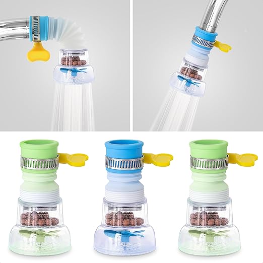 3-in-1 Kitchen Cleaning Set – Hands-Free Mini Mop, Faucet Filter Sprayer & Sink Splash Guard