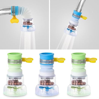 3-in-1 Kitchen Cleaning Set – Hands-Free Mini Mop, Faucet Filter Sprayer & Sink Splash Guard