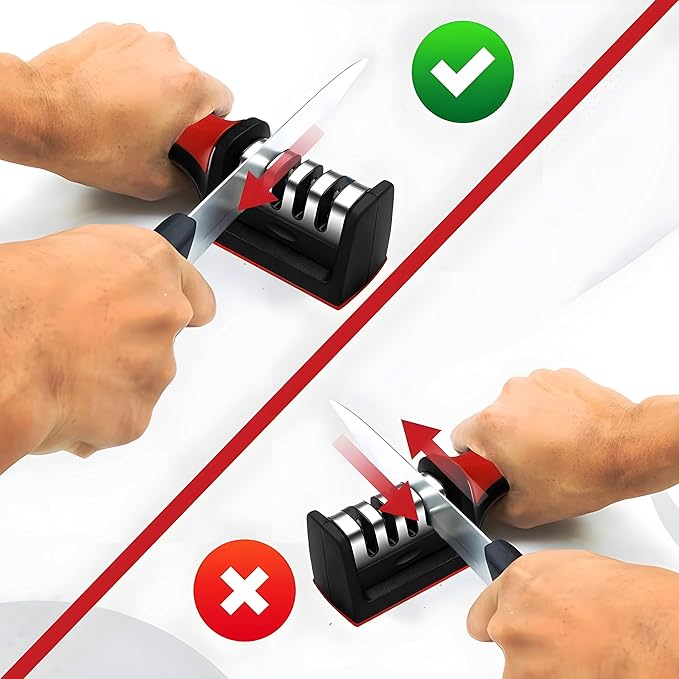 |FREE HOME DELIVERY|3 Stage Knife Sharpener 🔪