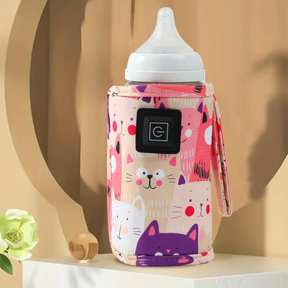 (Free Home Delivery) Portable USB Baby Bottle Warmer