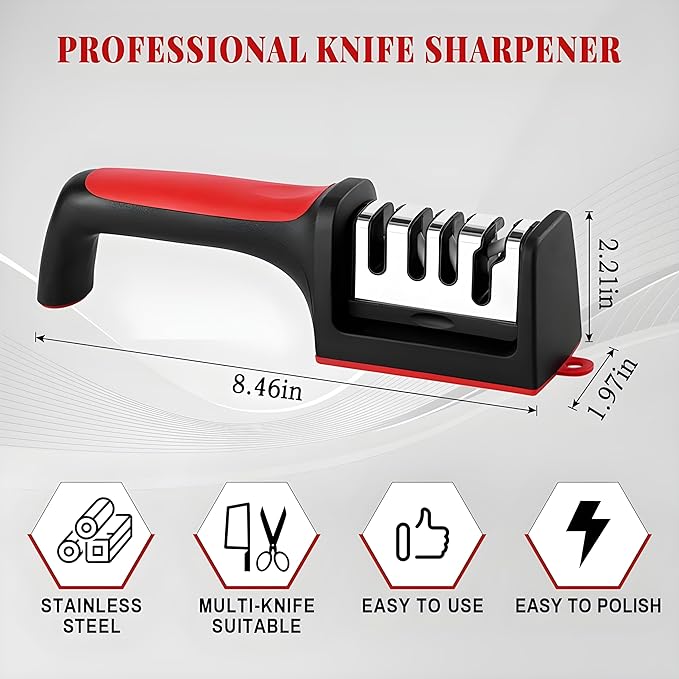 |FREE HOME DELIVERY|3 Stage Knife Sharpener 🔪