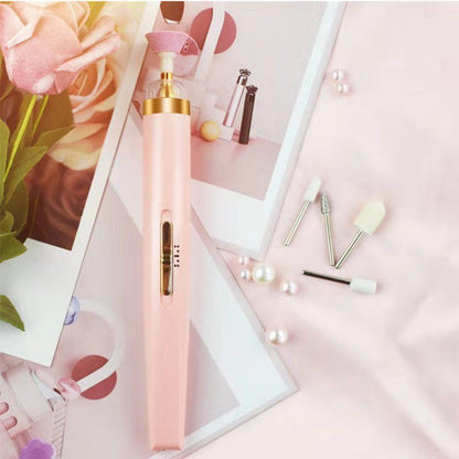 ریچارج ایبل بے عیب سیلون نیل فنشنگ ٹچ الیکٹرک نیل ڈرل بٹس فائل ٹول سیٹ