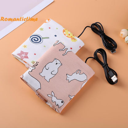 پورٹ ایبل یو ایس بی بیبی بوتل گرم آؤٹ ڈور شیر خوار بچوں کو دودھ پلانے والی بوتل کا احاطہ (مفت ہوم ڈیلیوری) 