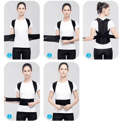 Posture Corrector Belt Adjustable – Back & Shoulder Support